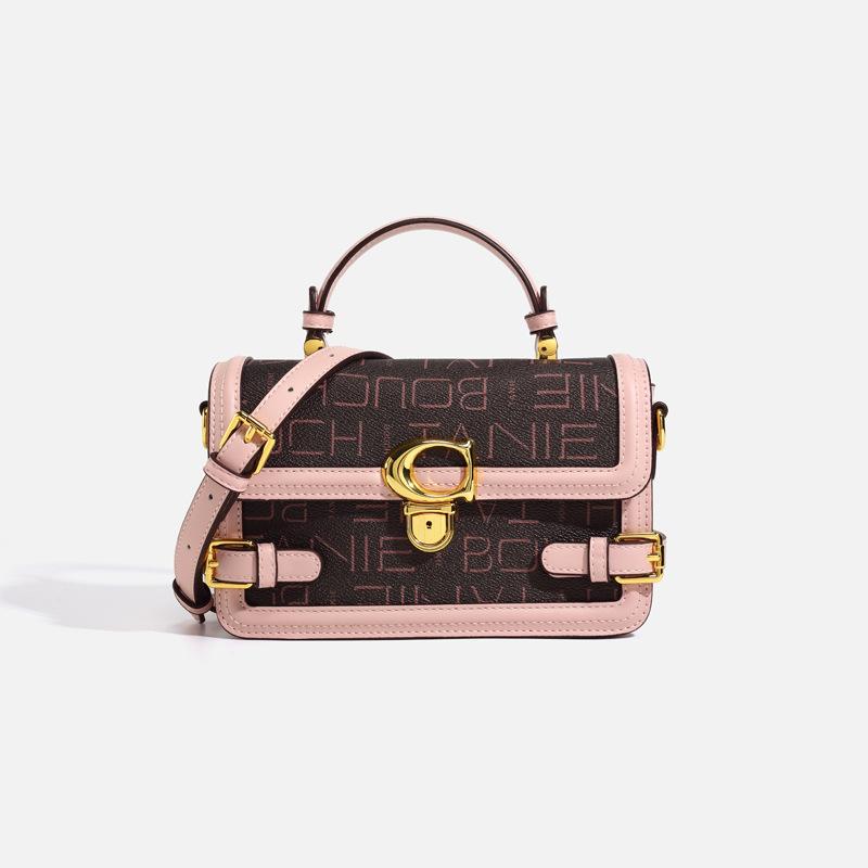 High-Quality Moonlight Treasure Box Handbag for Women 2024 Summer New Fashion Color-Block Commuter Shoulder Crossbody Bag Pink coffee color
High-Quality Moonlight Treasure Box Handbag for Women 2024 Summer New Fashion Color-Block Commuter Shoulder Crossbody Bag Pink coffee color