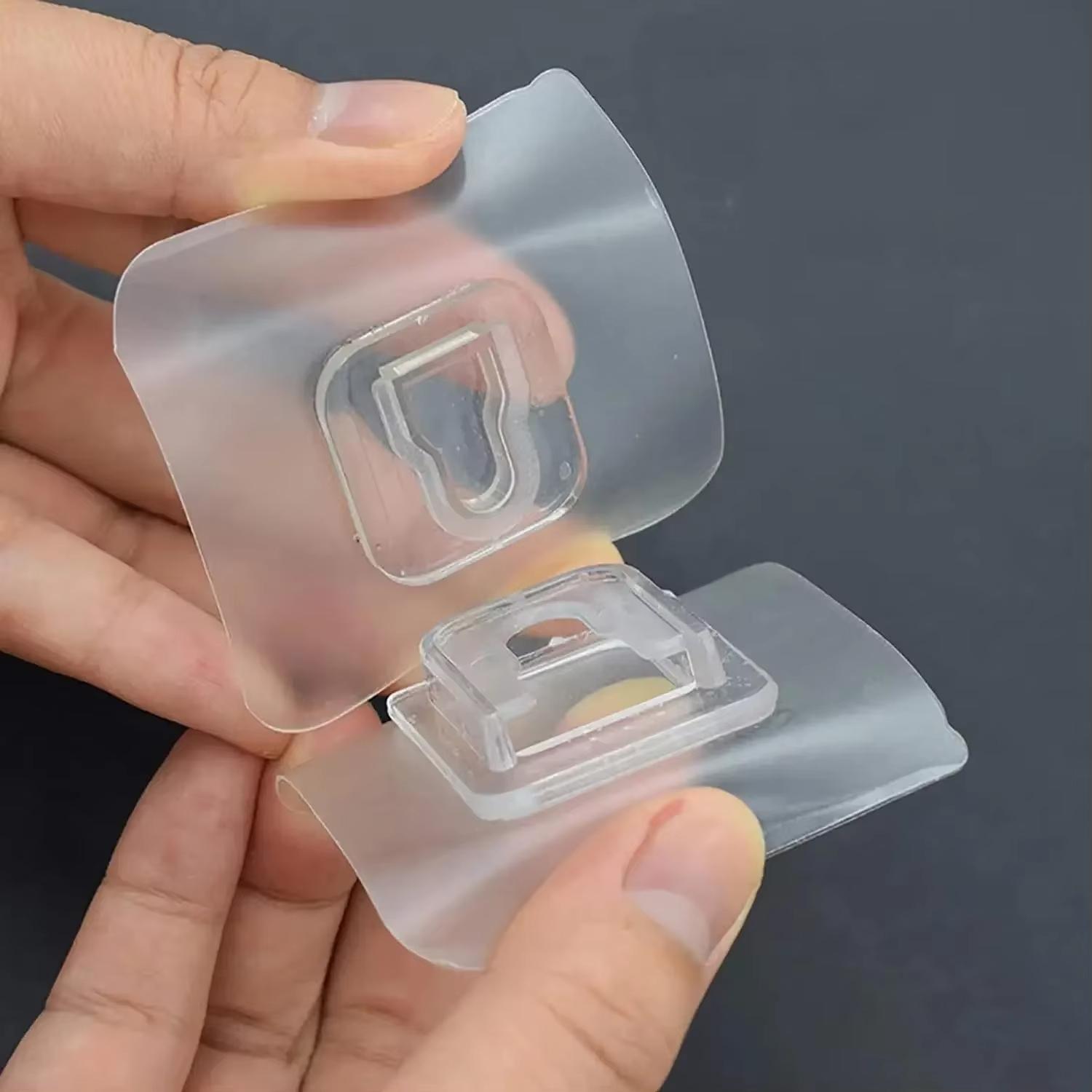 40/20pc Double-Sided Hooks Strong Adhesive Transparent Traceless Wall Hook for Kitchen Bedroom Storage Holder Plug Socket Hanger
40/20pc Double-Sided Hooks Strong Adhesive Transparent Traceless Wall Hook for Kitchen Bedroom Storage Holder Plug Socket Hanger