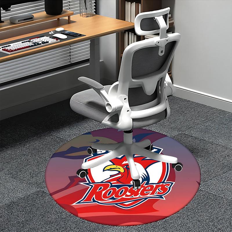 Sydney Roosters,Rugby Team Logo Chair mat Round Rug Office carpet, Machine Washable, Non slip, Suitable for Living Rooms, Bedrooms 80cm
Sydney Roosters,Rugby Team Logo Chair mat Round Rug Office carpet, Machine Washable, Non slip, Suitable for Living Rooms, Bedrooms 80cm