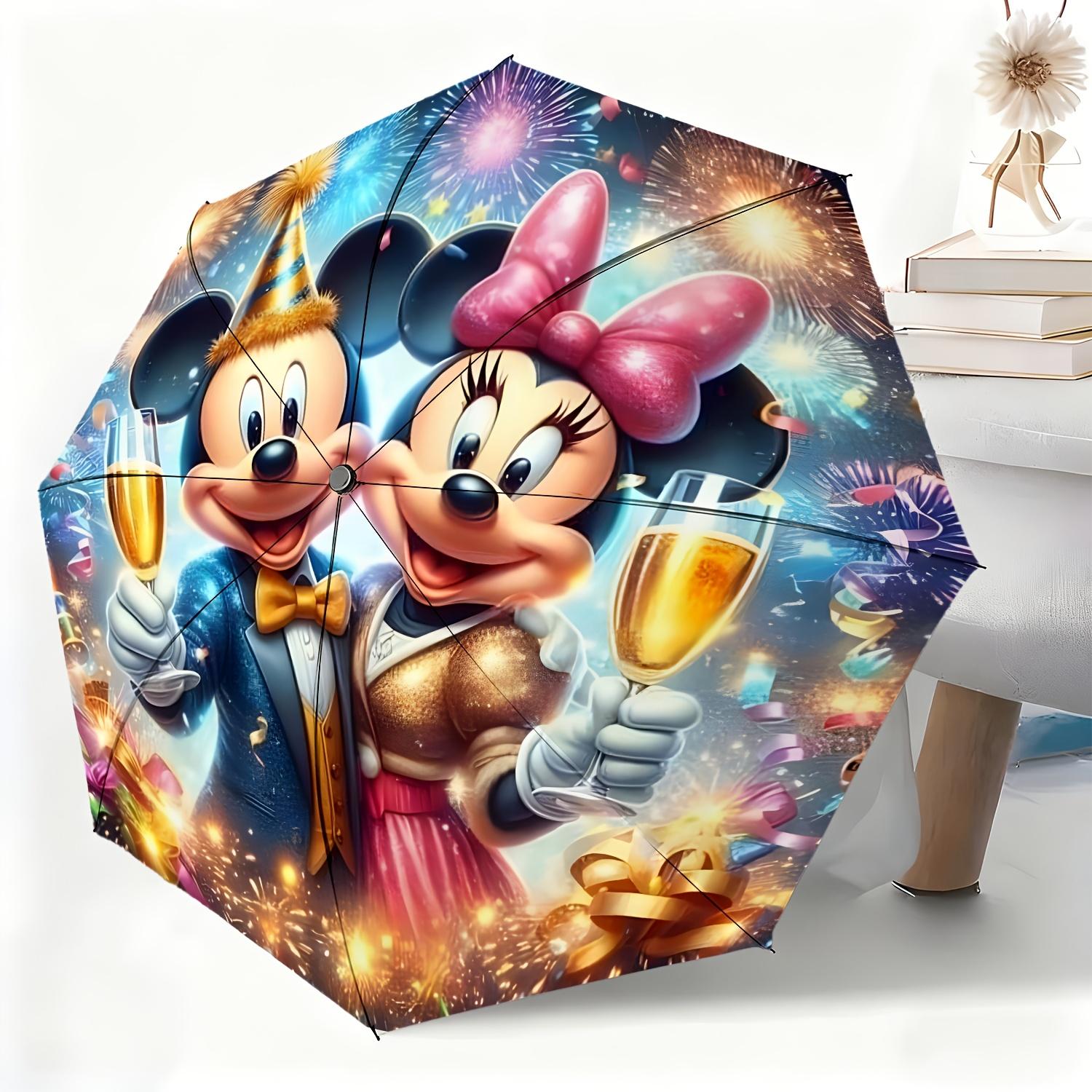 1pc Disney Mickey and Minnie Cartoon Design Automatic Umbrella, All-Weather Folding Umbrella for All Occasions, Portable Compa (as the picture,Iron&8K)
1pc Disney Mickey and Minnie Cartoon Design Automatic Umbrella, All-Weather Folding Umbrella for All Occasions, Portable Compa (as the picture,Iron&8K)