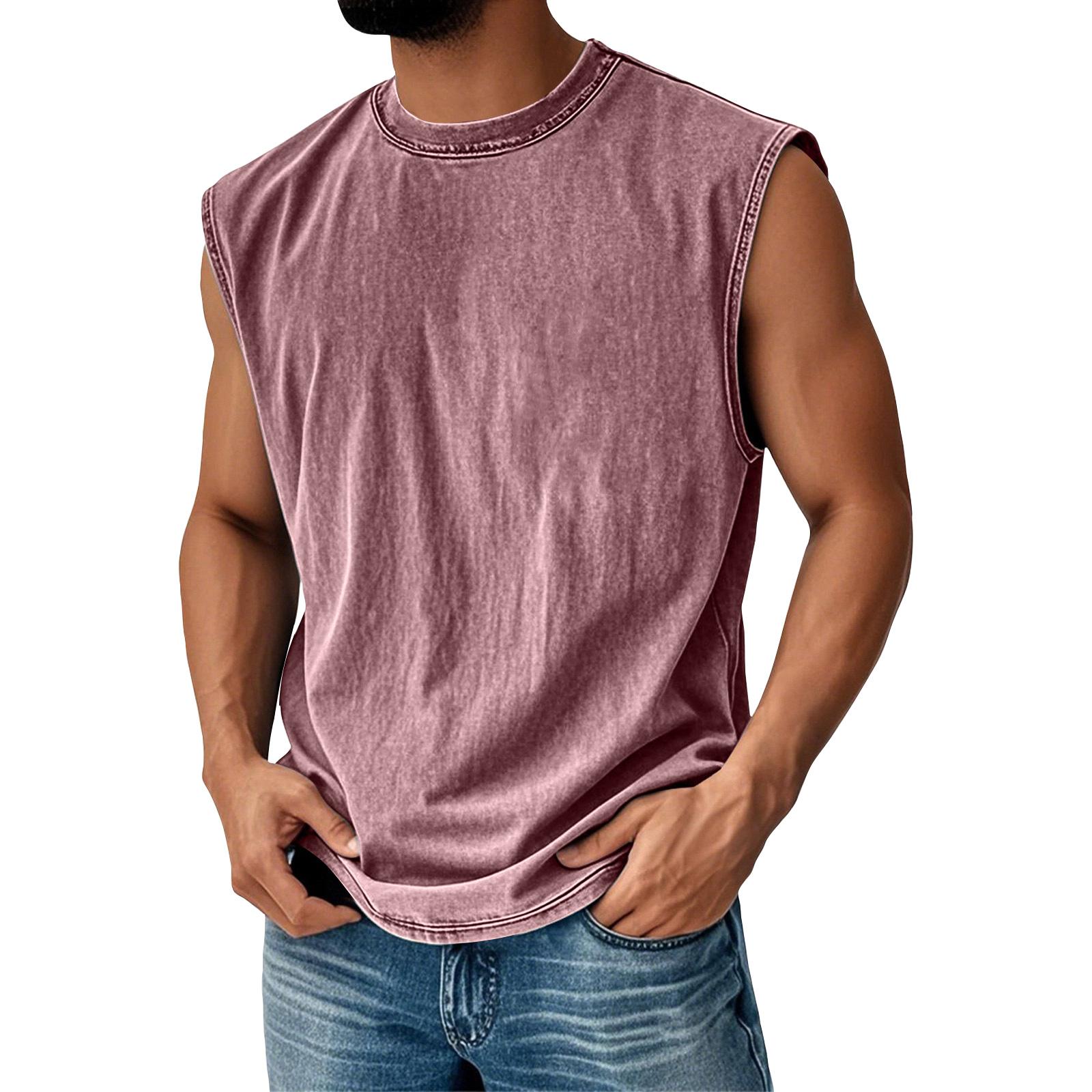 Mens Vests Cotton Gym Vest Men Undershirt Men Mens Muscle Vest Suitable for Daily Wear and Exercise Activities XXXXL рожевий
Mens Vests Cotton Gym Vest Men Undershirt Men Mens Muscle Vest Suitable for Daily Wear and Exercise Activities XXXXL рожевий