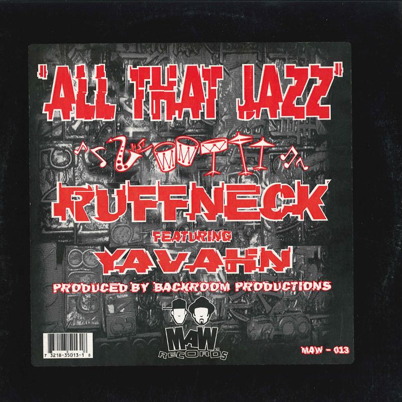 12inch Record RUFFNECK, YAVAHN - All That Jazz MAW013 MAW 1997 US Dance & Electronica Used
12inch Record RUFFNECK, YAVAHN - All That Jazz MAW013 MAW 1997 US Dance & Electronica Used