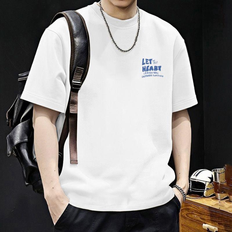 Summer Fashion Alphabet Print T-shirt Short Sleeve O Neck Couples Casual All Match Men T Shirts S
Summer Fashion Alphabet Print T-shirt Short Sleeve O Neck Couples Casual All Match Men T Shirts S