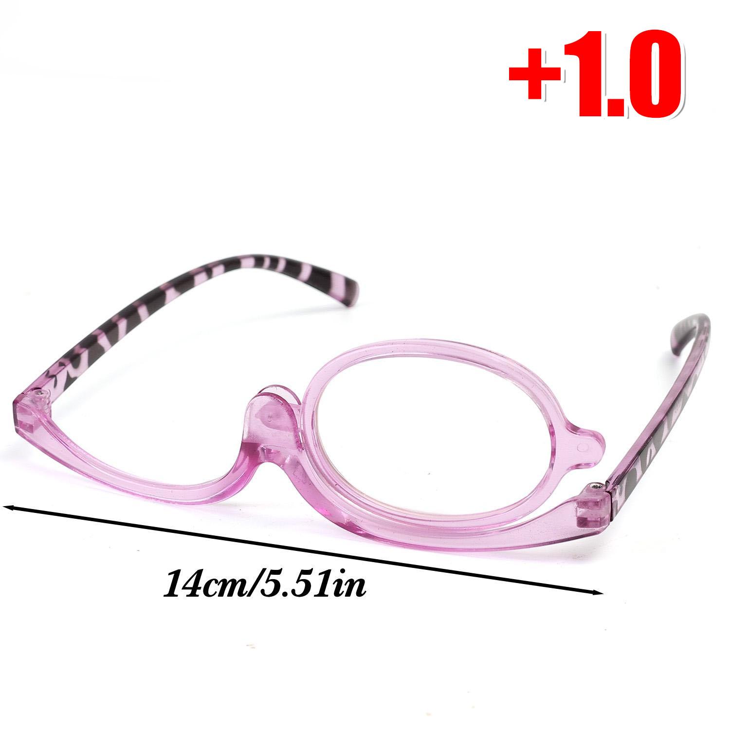 Rotating Magnifying Makeup Reading Glasses for Women Folding Clamshell Cosmetic Presbyopic Glasses for Elder Unisex
Rotating Magnifying Makeup Reading Glasses for Women Folding Clamshell Cosmetic Presbyopic Glasses for Elder Unisex