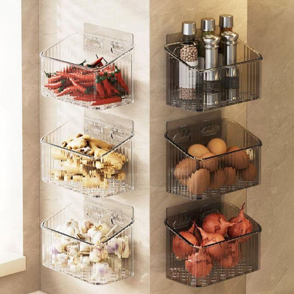 No-drill Onion Storage Basket Plastic Kitchen Storage Rack Ginger Garlic Storage Baskets for Home S білий
No-drill Onion Storage Basket Plastic Kitchen Storage Rack Ginger Garlic Storage Baskets for Home S білий