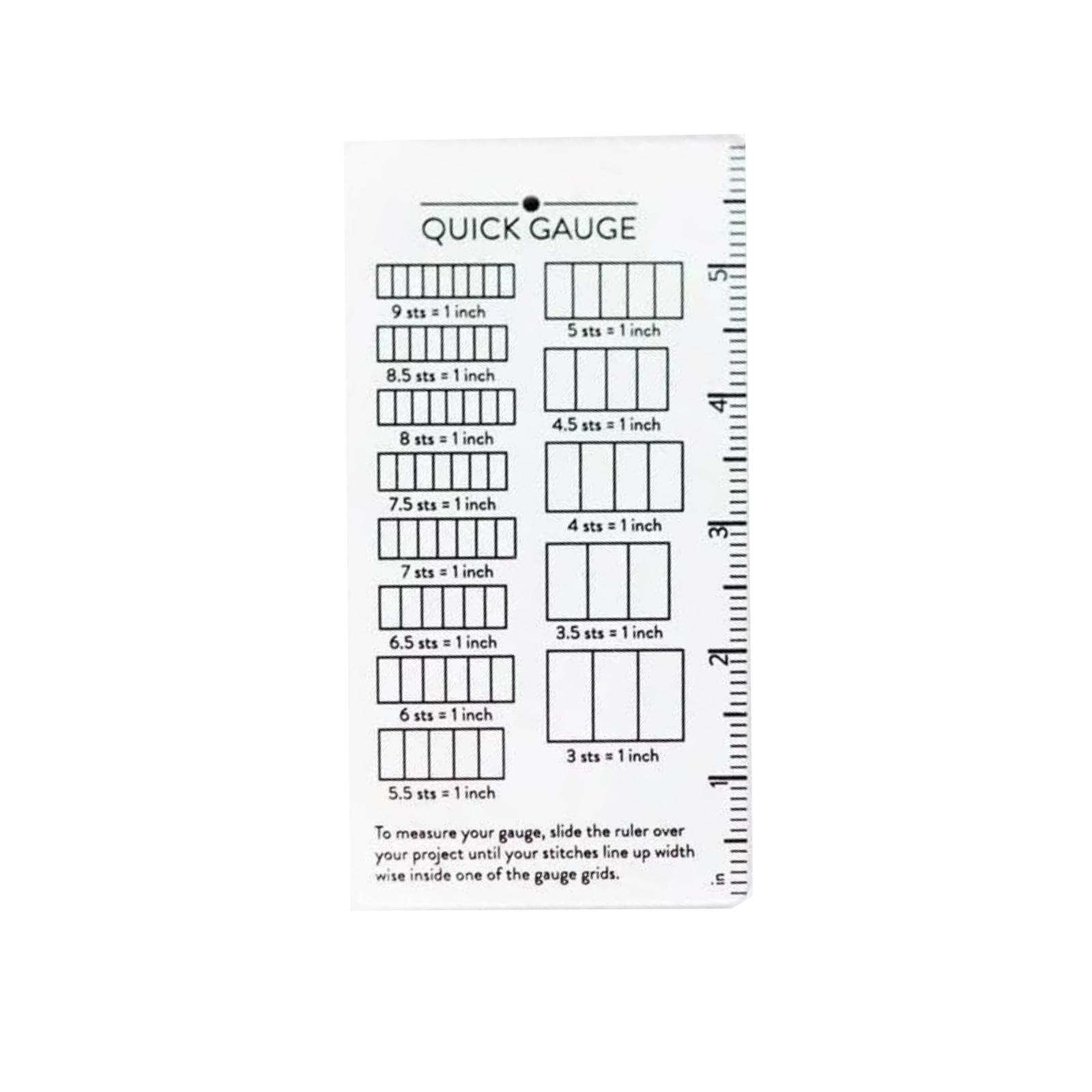 Быстрая линейка-калибр, линейка-калибр для вязальных и крючковых спиц, легко измерять без подсчета, измерительный инструмент для швейных и вязальных проектов One Size
Быстрая линейка-калибр, линейка-калибр для вязальных и крючковых спиц, легко измерять без подсчета, измерительный инструмент для швейных и вязальных проектов One Size