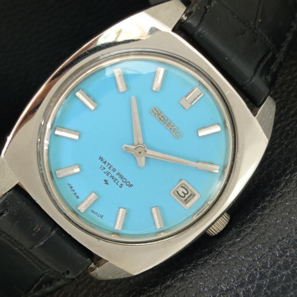 VINTAGE SEIKO HAND-WINDING 6602B JAPAN MENS SKY BLUE COLOR DIAL WATCH a706434-1
VINTAGE SEIKO HAND-WINDING 6602B JAPAN MENS SKY BLUE COLOR DIAL WATCH a706434-1