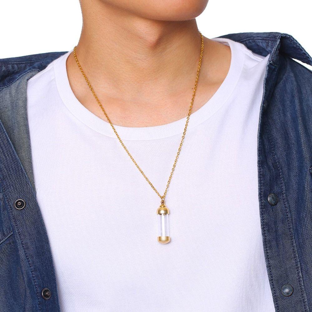 Can Open Hollow Tube Necklaces Stainless Steel Urn Necklace Ashes Cremation Memorial Pendants
Can Open Hollow Tube Necklaces Stainless Steel Urn Necklace Ashes Cremation Memorial Pendants