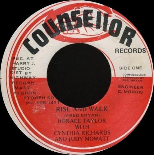 7inch Record HORACE TAYLOR CYNTHIA SCHLOSS JU Rise And Walk NONE Counsellor Reco Jamaica Reggae Ska Dub Used
7inch Record HORACE TAYLOR CYNTHIA SCHLOSS JU Rise And Walk NONE Counsellor Reco Jamaica Reggae Ska Dub Used