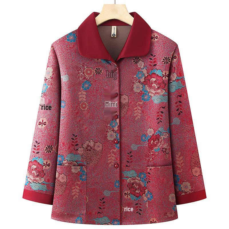 2026 Women s Spring & Autumn Long Sleeve Jacket for Middle-Aged and Senior Ladies 5XL -- Suggest 145-160 jin красный
2026 Women s Spring & Autumn Long Sleeve Jacket for Middle-Aged and Senior Ladies 5XL -- Suggest 145-160 jin красный