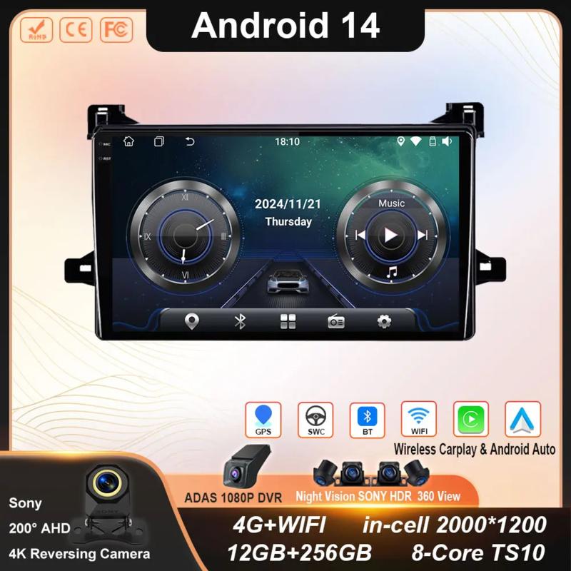 Android 14 Carplay Auto для Toyota Prius XW50 2015 2016 2017 2018 2019 2020 Автомобильный Радио Мультимедиа Видео Плеер Навигация GPS 4G
Android 14 Carplay Auto для Toyota Prius XW50 2015 2016 2017 2018 2019 2020 Автомобильный Радио Мультимедиа Видео Плеер Навигация GPS 4G