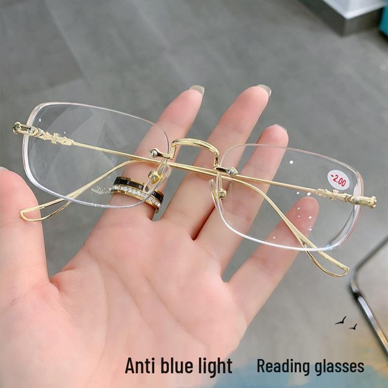 Frameless HD Anti-Blue Light Reading Glasses for Middle-Aged & Elderly Anti-Blue Light Plano серебряный
Frameless HD Anti-Blue Light Reading Glasses for Middle-Aged & Elderly Anti-Blue Light Plano серебряный