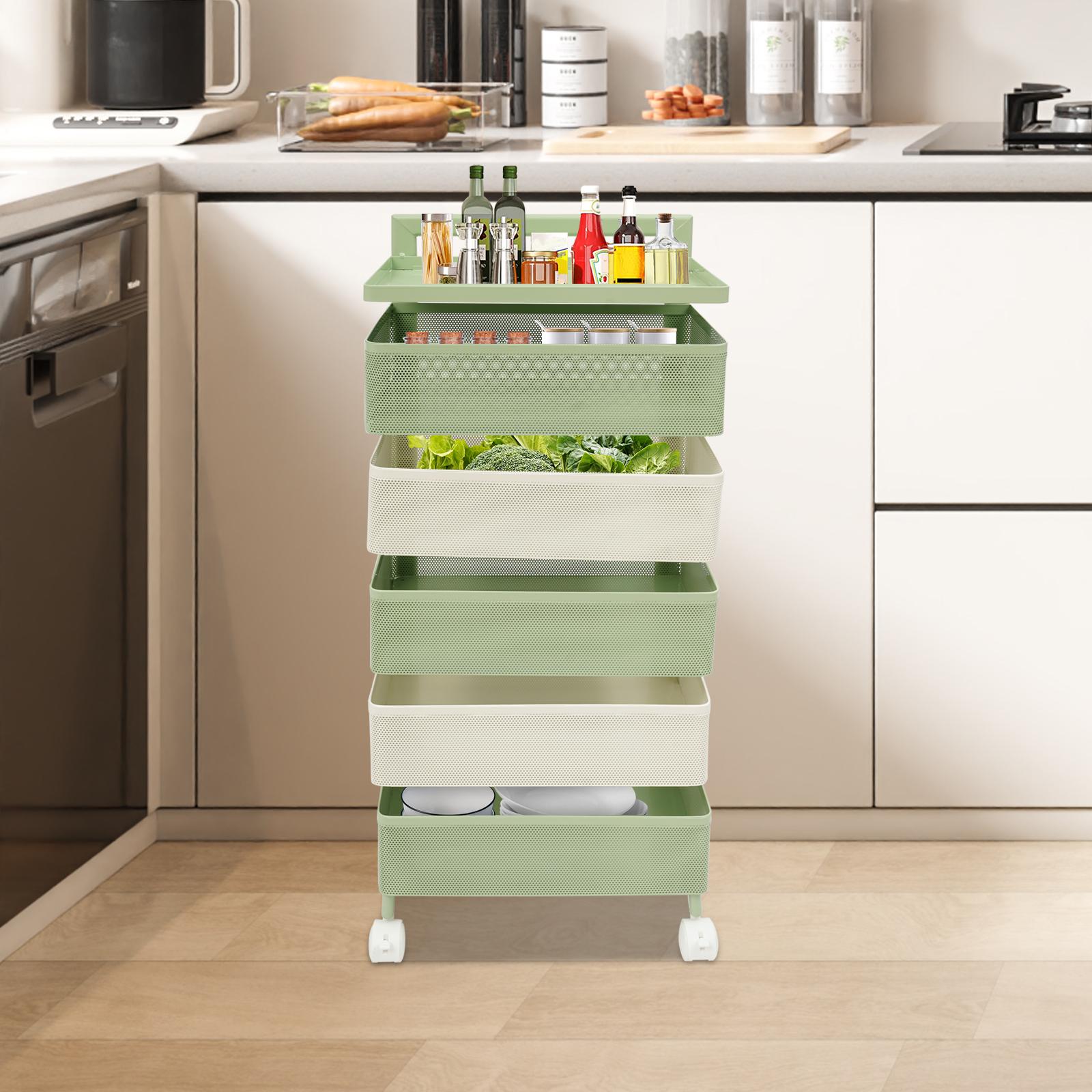 360-Degree Swivel 5-Tier Kitchen Storage Rack, Durable Carbon Steel Construction for Spices & Cans, Multilevel Storage Solution 5-tier
360-Degree Swivel 5-Tier Kitchen Storage Rack, Durable Carbon Steel Construction for Spices & Cans, Multilevel Storage Solution 5-tier