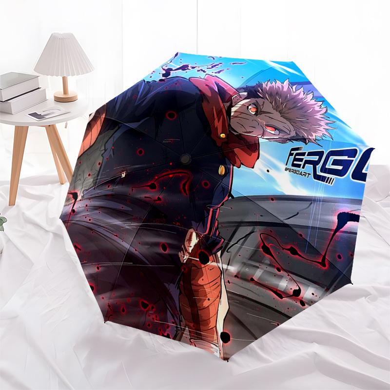1pc Fergo Art Umbrella Automatic Opening Closing, Portable Tri-Fold Design, 8-Bone Iron Frame, Outdoor, Ideal Gift for Fans, Travelers, Daily Use, Fes
1pc Fergo Art Umbrella Automatic Opening Closing, Portable Tri-Fold Design, 8-Bone Iron Frame, Outdoor, Ideal Gift for Fans, Travelers, Daily Use, Fes