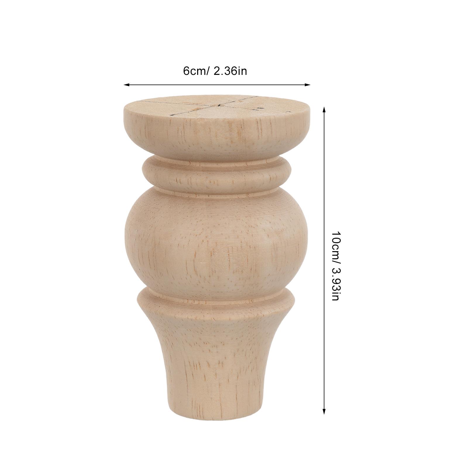 1pcs 6x10cm Round Sofa Legs Decorative Wooden Column Legs Table Legs Solid Wood Furniture Legs For Sofa Cabinet Table And Bed
1pcs 6x10cm Round Sofa Legs Decorative Wooden Column Legs Table Legs Solid Wood Furniture Legs For Sofa Cabinet Table And Bed