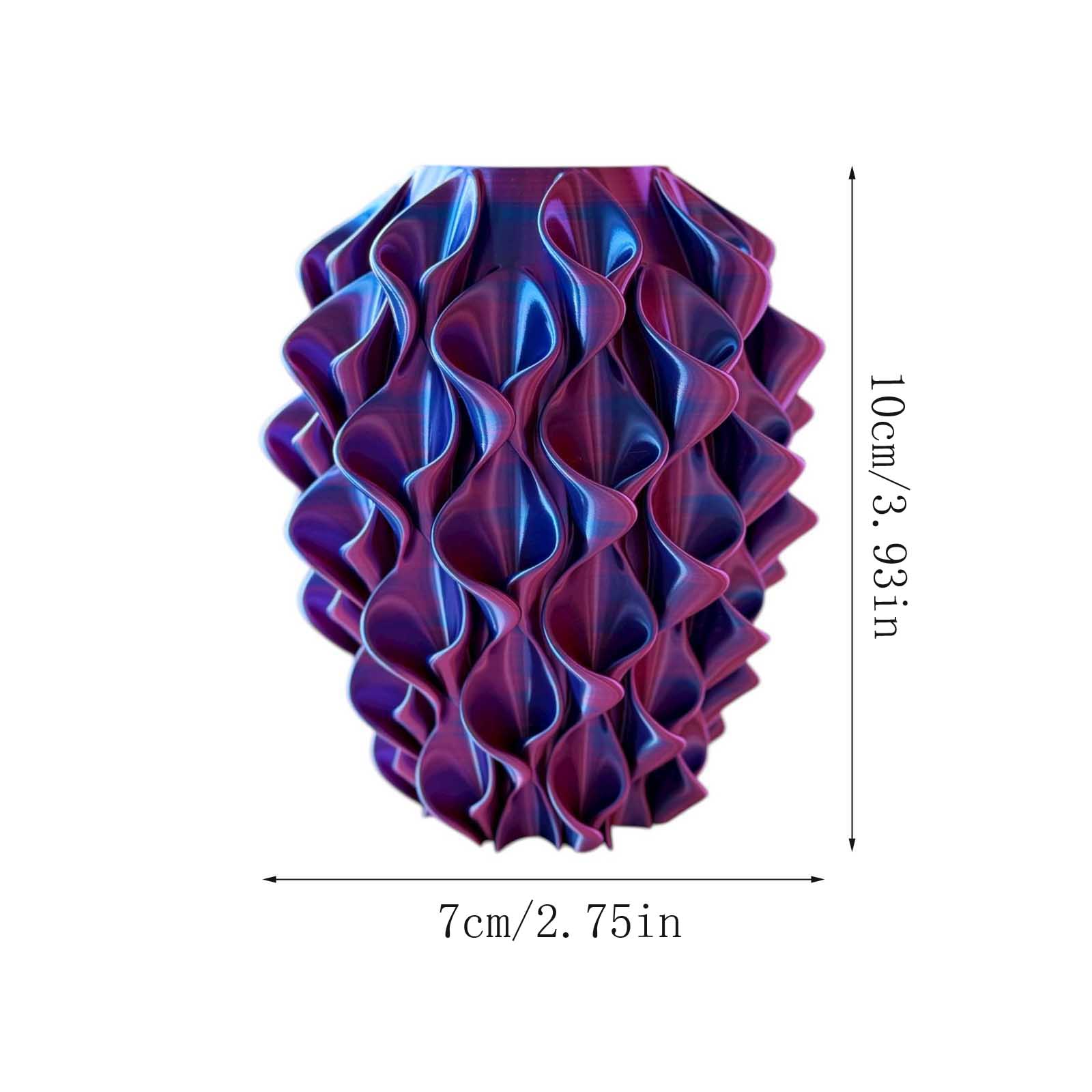 3D Printed Vase , Large & Small Geometric Vase Bundle, Modern Decorative Flower Vase For Home One Size
3D Printed Vase , Large & Small Geometric Vase Bundle, Modern Decorative Flower Vase For Home One Size