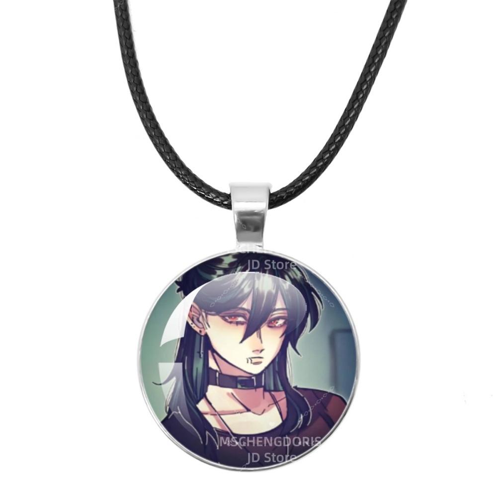 The Kid at The Back Necklace Solivan Brugmansia Sol Anime Black Rope Chain Glass Pendant Necklace Jewelry Charm Gift
The Kid at The Back Necklace Solivan Brugmansia Sol Anime Black Rope Chain Glass Pendant Necklace Jewelry Charm Gift