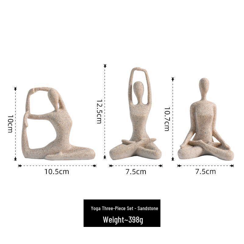 Nordic Minimalist Sandstone Yoga Sculpture - Desktop Ornament & Birthday Gift
Nordic Minimalist Sandstone Yoga Sculpture - Desktop Ornament & Birthday Gift