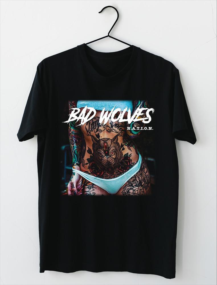 Bad Wolves - N.A.T.I.O.N. Album T Shirt Black All Size S-5XL gift For Fan Unisex T-Shirt M
Bad Wolves - N.A.T.I.O.N. Album T Shirt Black All Size S-5XL gift For Fan Unisex T-Shirt M