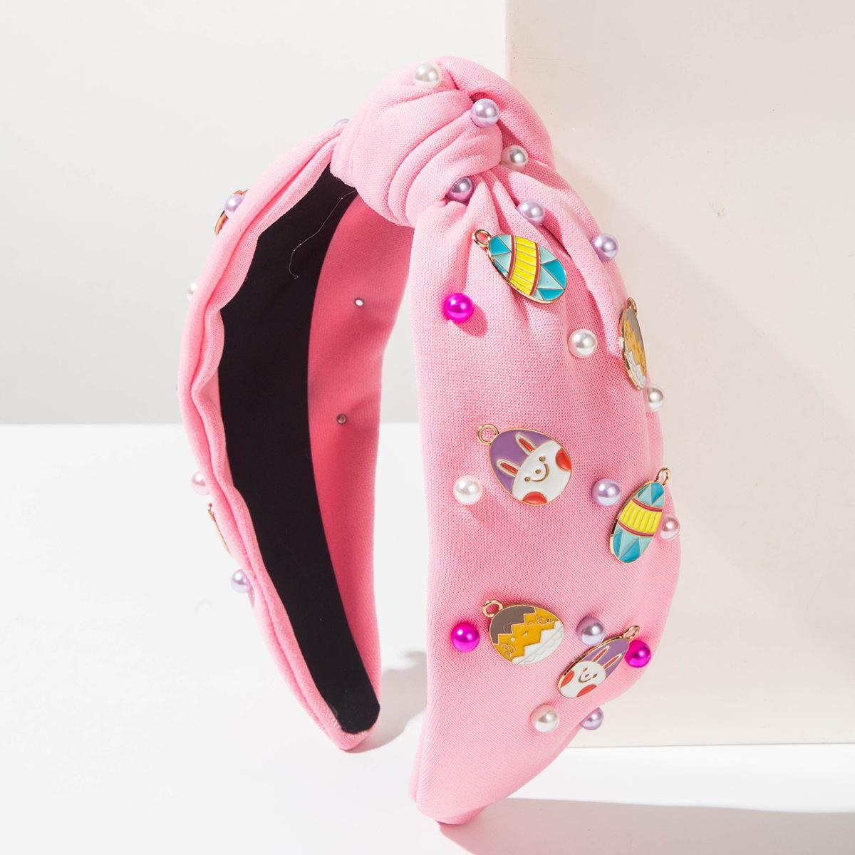 New Style Easter Bunny Easter Egg Headband for Women, Fresh and Sweet, with Knotted Wide Edge, A Festive Hair Accessory. рожевий
New Style Easter Bunny Easter Egg Headband for Women, Fresh and Sweet, with Knotted Wide Edge, A Festive Hair Accessory. рожевий