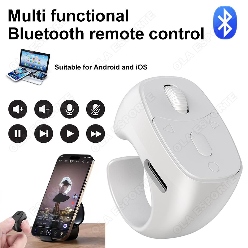 Сумісний з Bluetooth 5.3 кільце-пульт для пальця кільце-миша кільце для прокручування Bluetooth бездротова кнопка селфі для камери білий
Сумісний з Bluetooth 5.3 кільце-пульт для пальця кільце-миша кільце для прокручування Bluetooth бездротова кнопка селфі для камери білий