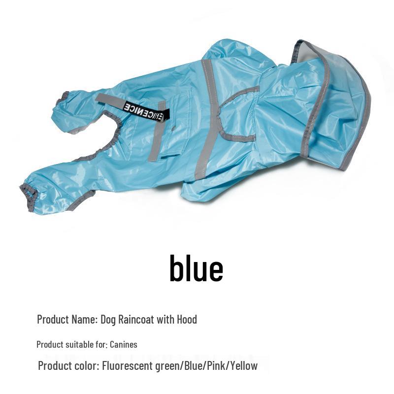 Светоотражающий дождевик для собаки на четырех лапах - Полное покрытие, Большой козырек, Дождезащитная конструкция 3XL синий
Светоотражающий дождевик для собаки на четырех лапах - Полное покрытие, Большой козырек, Дождезащитная конструкция 3XL синий
