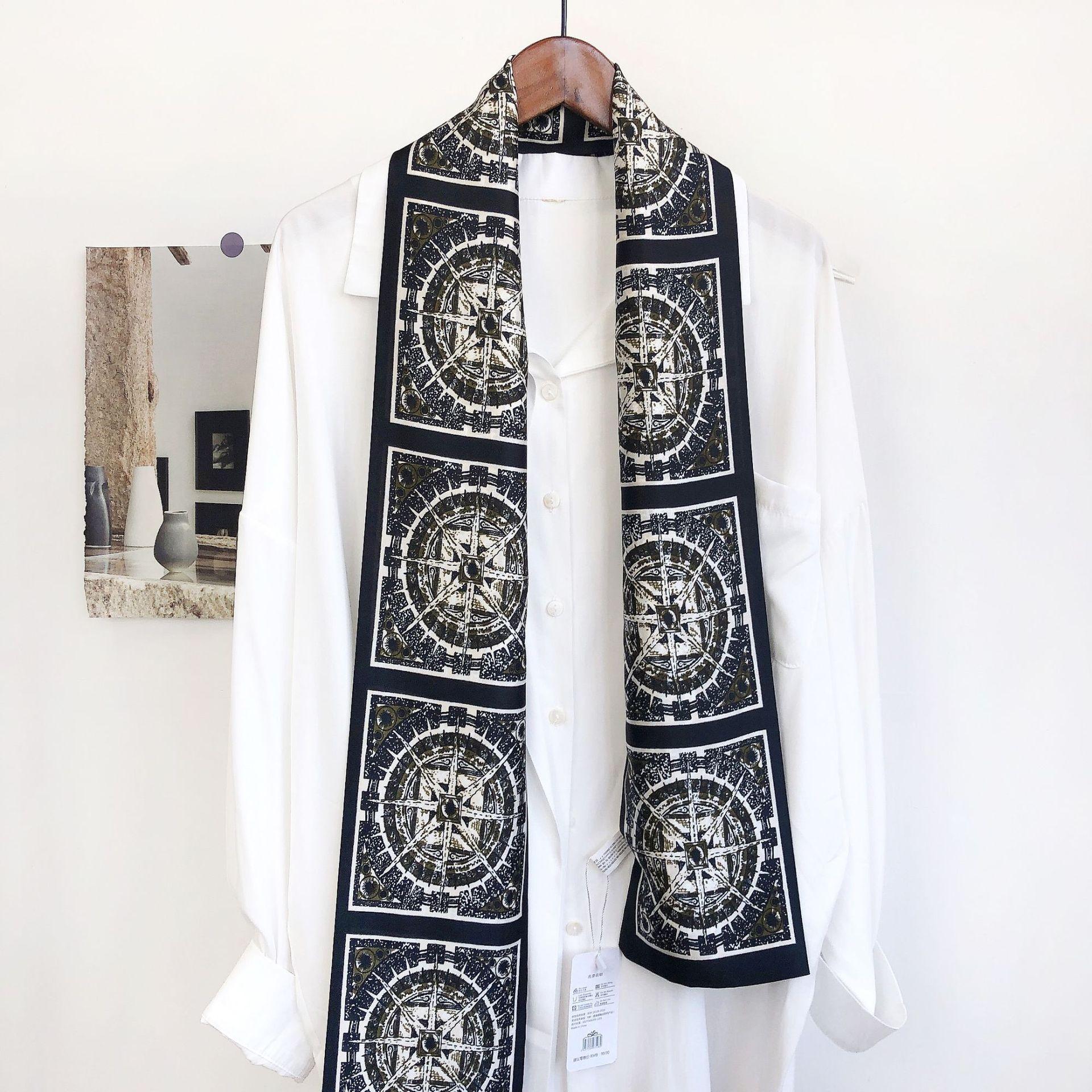 Новый искусственный шелковый длинный шарф модный универсальный костюм двухслойный шарф декоративная сумка обернутая профессиональным шарфом для женщин 150*14cm
Новый искусственный шелковый длинный шарф модный универсальный костюм двухслойный шарф декоративная сумка обернутая профессиональным шарфом для женщин 150*14cm