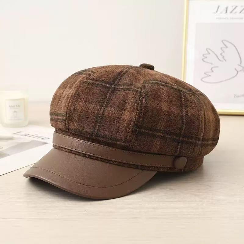 Шикарний твідовий картатий берет-кепка газетяра для жінок M (56-58cm)
Шикарний твідовий картатий берет-кепка газетяра для жінок M (56-58cm)