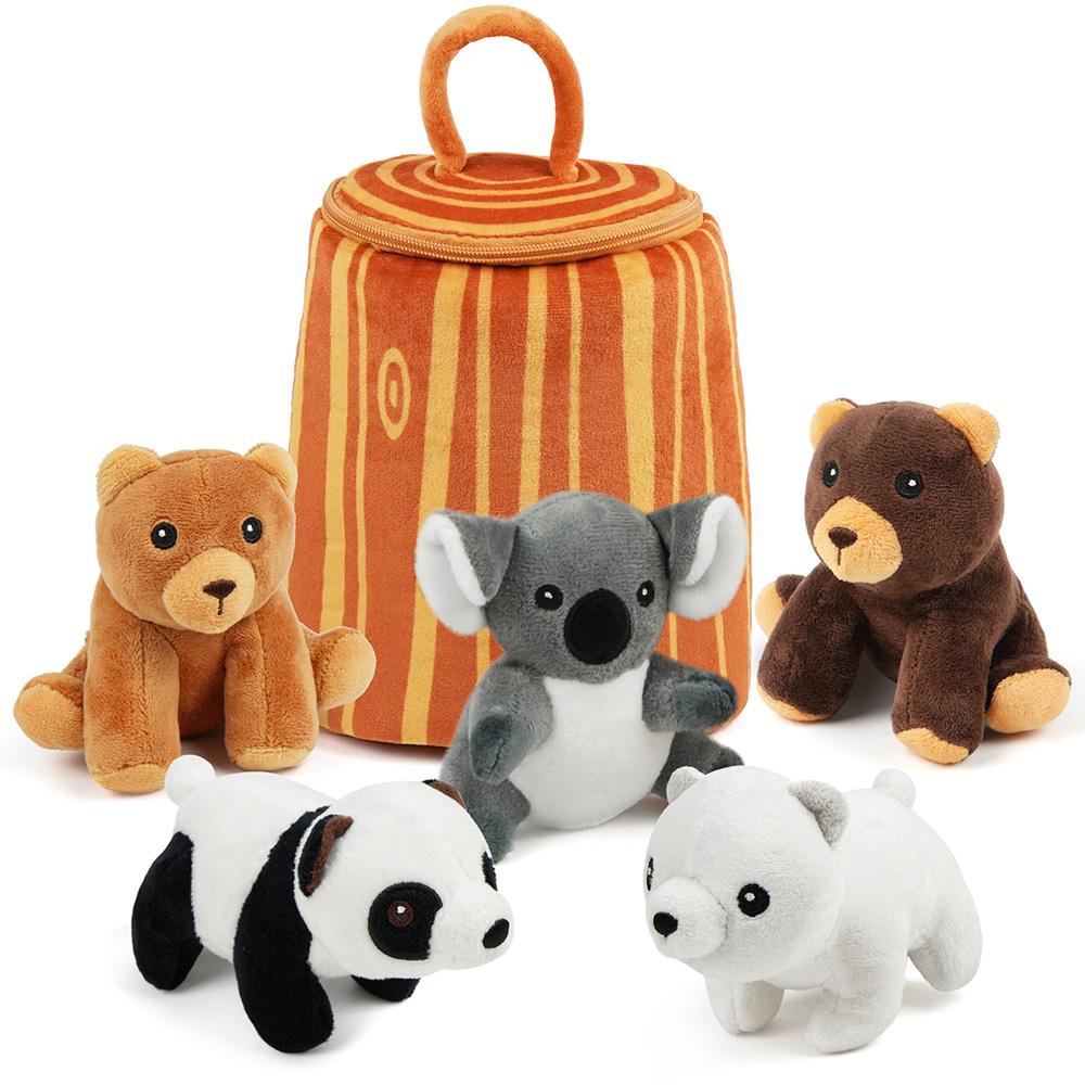 Stuffed Animals, 5 Small Forest Animals, Plush Toy for Kids Toddlers, Bears, Panda, Koala, Polar Bear Christmas Birthday Gifts United States
Stuffed Animals, 5 Small Forest Animals, Plush Toy for Kids Toddlers, Bears, Panda, Koala, Polar Bear Christmas Birthday Gifts United States