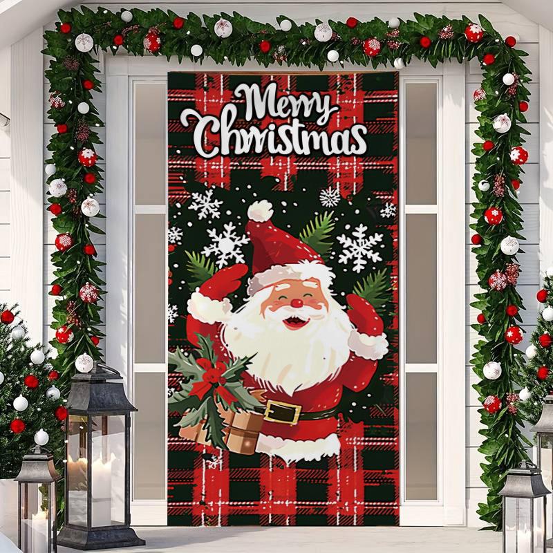 1 шт. Баннер-чехол на дверь с рождественской елкой, полиэстер, снеговик, узор белой рождественской елки для кануна Нового года, праздничной вечеринки, декора для входной двери, дома, стены 90*200cm
1 шт. Баннер-чехол на дверь с рождественской елкой, полиэстер, снеговик, узор белой рождественской елки для кануна Нового года, праздничной вечеринки, декора для входной двери, дома, стены 90*200cm