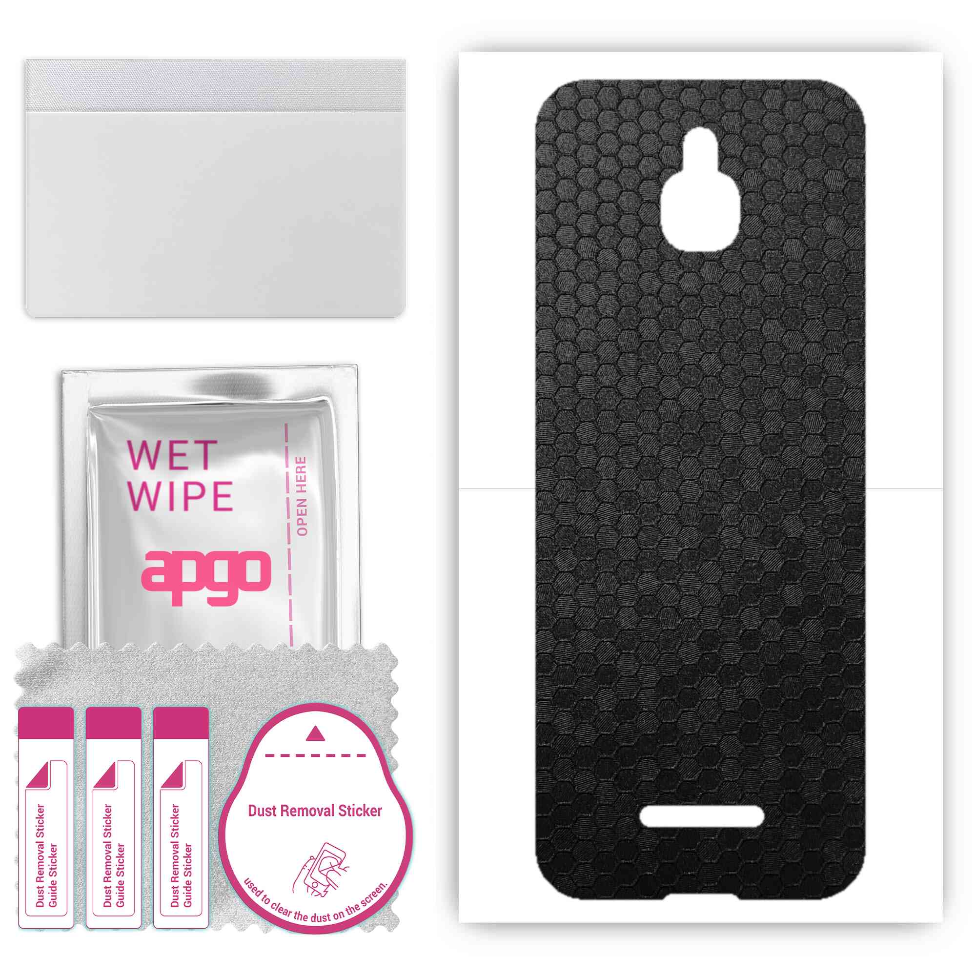 apgo Protective Skin Sticker for the back compatible with Nokia 8000 4G, Wrap Film, Foil, Vinyl - Pattern Black Honeycomb
apgo Protective Skin Sticker for the back compatible with Nokia 8000 4G, Wrap Film, Foil, Vinyl - Pattern Black Honeycomb