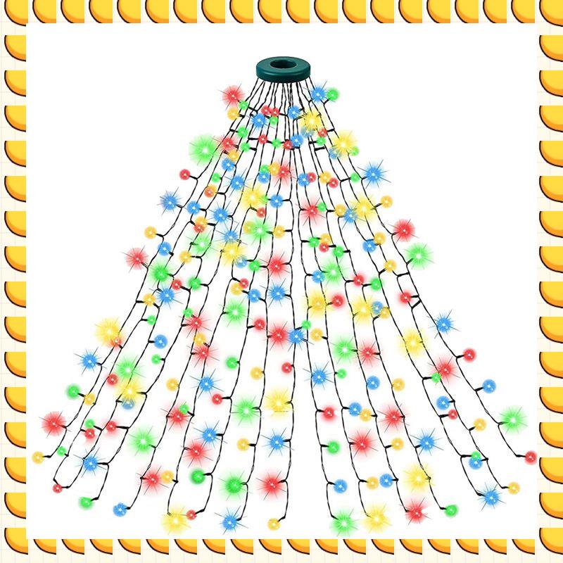 BAAU Christmas Tree Lights IP65 Water Proof 16 Lines 8 Modes Christmas Lights Indoor Outdoor Christmas Decorations EU Plug Color
BAAU Christmas Tree Lights IP65 Water Proof 16 Lines 8 Modes Christmas Lights Indoor Outdoor Christmas Decorations EU Plug Color