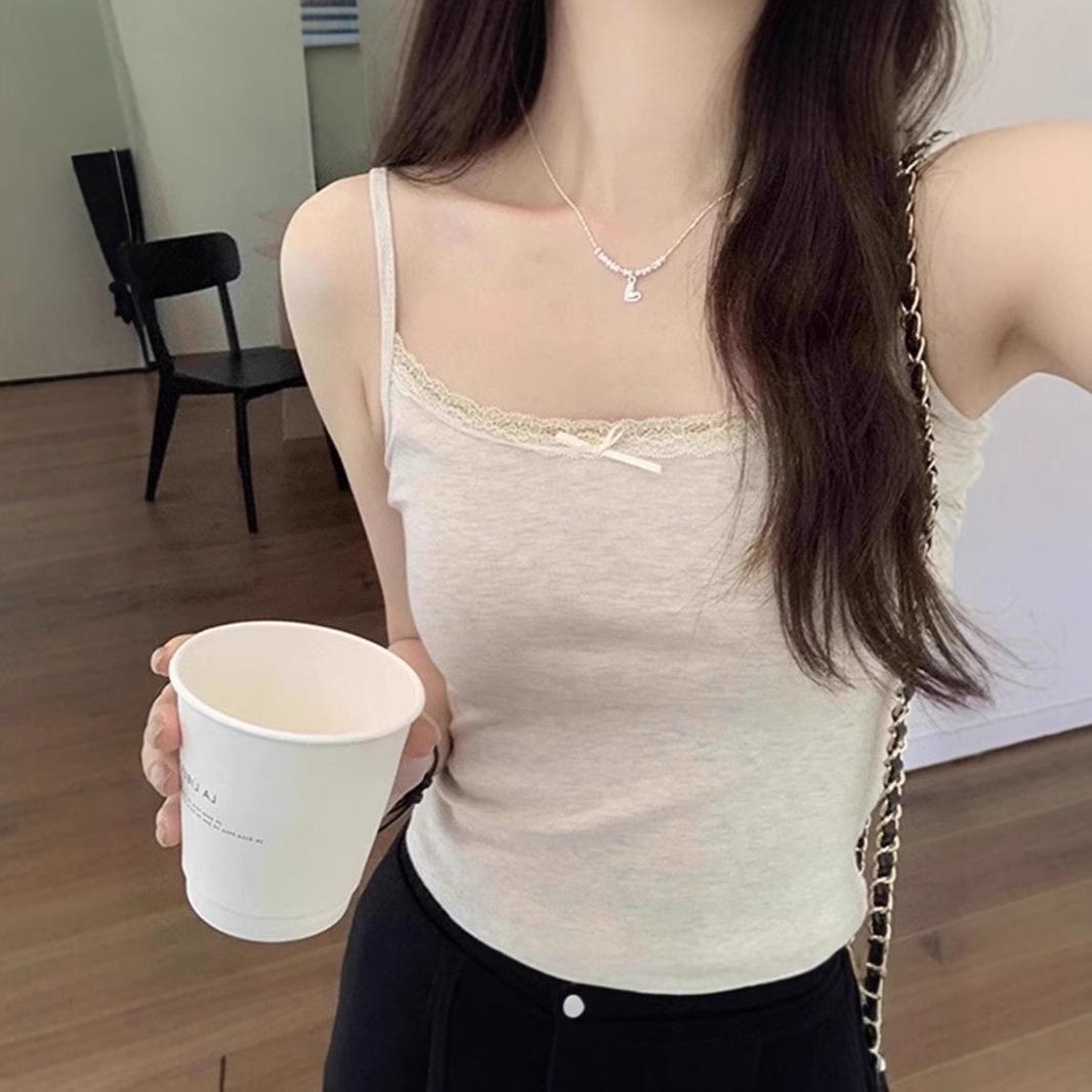 2025 Summer Women s Lace Camisole with Bow and Elastic Splicing - Sweet White BM Vest L чёрный
2025 Summer Women s Lace Camisole with Bow and Elastic Splicing - Sweet White BM Vest L чёрный
