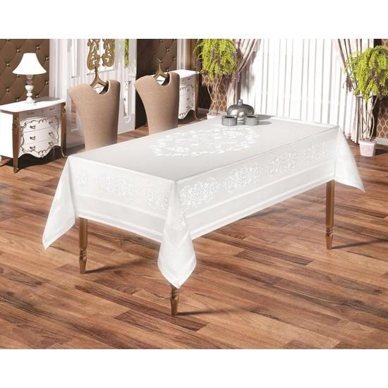 Скатерть Karna Home Caramel 160x220 см 
Скатерть Karna Home Caramel 160x220 см