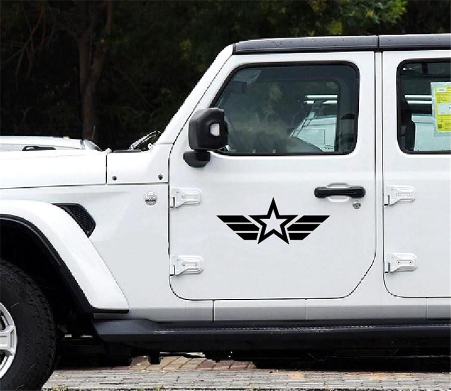 Car sticker-Five-pointed star Type B black (right) infringement
Car sticker-Five-pointed star Type B black (right) infringement