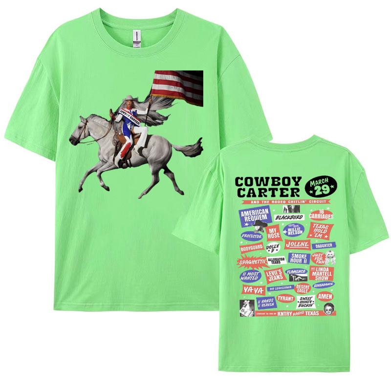 Beyonce Cowboy Carter New Album Tshirts WomenMen Vintage Cotton Short Sleeve T Shirt Fashion Clothing Streetwear Girls Tshirt 3XL
Beyonce Cowboy Carter New Album Tshirts WomenMen Vintage Cotton Short Sleeve T Shirt Fashion Clothing Streetwear Girls Tshirt 3XL