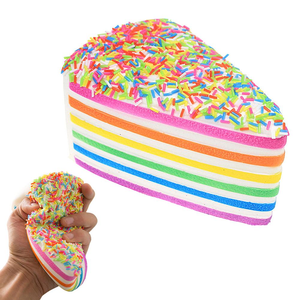 Slow Rising Rainbow Cake Squishy Squeeze Fidget Toy Simulated Food Shaped Stress Relief Anti-Anxiety Decompression Toy
Slow Rising Rainbow Cake Squishy Squeeze Fidget Toy Simulated Food Shaped Stress Relief Anti-Anxiety Decompression Toy
