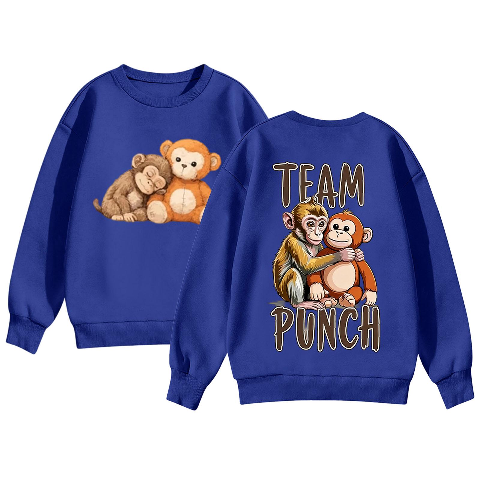 Kids Pullover Sweatshirt Long Sleeve Crewneck Casual Top with Monkey Graphic Print for Boys and Girls Soft Comfortable Fit 150 тёмно-синий
Kids Pullover Sweatshirt Long Sleeve Crewneck Casual Top with Monkey Graphic Print for Boys and Girls Soft Comfortable Fit 150 тёмно-синий