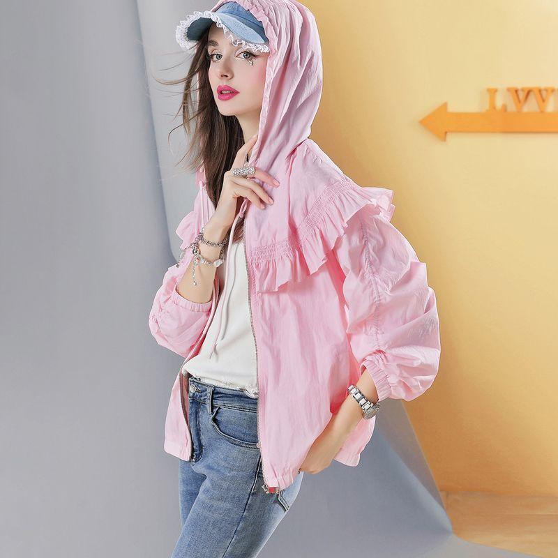 European Station 2025 Summer New Hooded Sun Protection Top Female Pure Color Pleating Easiest for Match Thin Outwear Niche Style T353
European Station 2025 Summer New Hooded Sun Protection Top Female Pure Color Pleating Easiest for Match Thin Outwear Niche Style T353