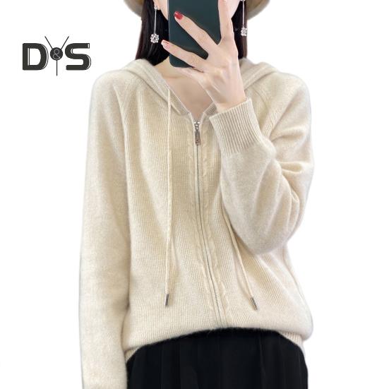 Женский свитер, пальто с капюшоном, завязками на шнурке, длинными рукавами, двойные молнии, трикотажное пальто, однотонное, свободного кроя, жаккардовая верхняя одежда S бежевый
Женский свитер, пальто с капюшоном, завязками на шнурке, длинными рукавами, двойные молнии, трикотажное пальто, однотонное, свободного кроя, жаккардовая верхняя одежда S бежевый