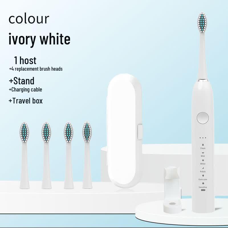 Rechargeable Sonic Electric Toothbrush CN plug (adapter included)
Rechargeable Sonic Electric Toothbrush CN plug (adapter included)
