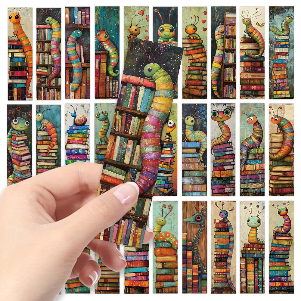 32pcs, whimsical bookworm bookmarks, perfect for teachers, readers, and book lovers, birthday/funny/interesting gifts
32pcs, whimsical bookworm bookmarks, perfect for teachers, readers, and book lovers, birthday/funny/interesting gifts