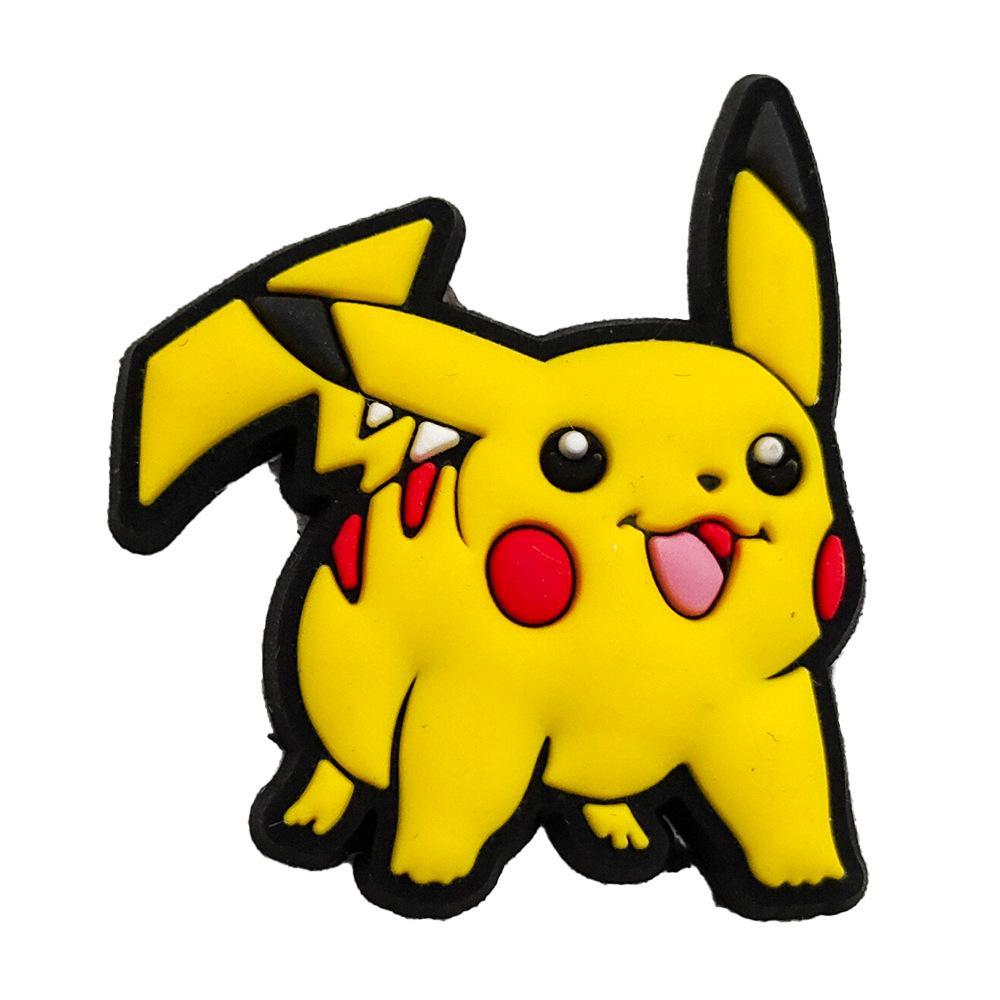 Мультяшные клоги Пикачу Покемон с пряжками-цветами - Аксессуары для обуви из мягкой резины
Мультяшные клоги Пикачу Покемон с пряжками-цветами - Аксессуары для обуви из мягкой резины