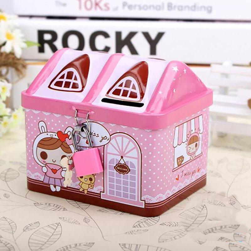 New Metal House Shape Piggy Bank Coin Safe Storage Box Child Piggy Banks Key Lock Money Box Creative Children Gift розовый
New Metal House Shape Piggy Bank Coin Safe Storage Box Child Piggy Banks Key Lock Money Box Creative Children Gift розовый