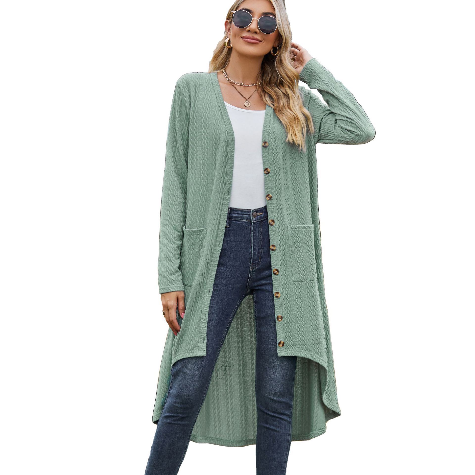 2024 Европейская и Американская Осень И Зима Новая Чистая Свободная Куртка Кардиган С Длинными Рукавами И Пуговицами Для Женщин XXL темно-зеленого
2024 Европейская и Американская Осень И Зима Новая Чистая Свободная Куртка Кардиган С Длинными Рукавами И Пуговицами Для Женщин XXL темно-зеленого