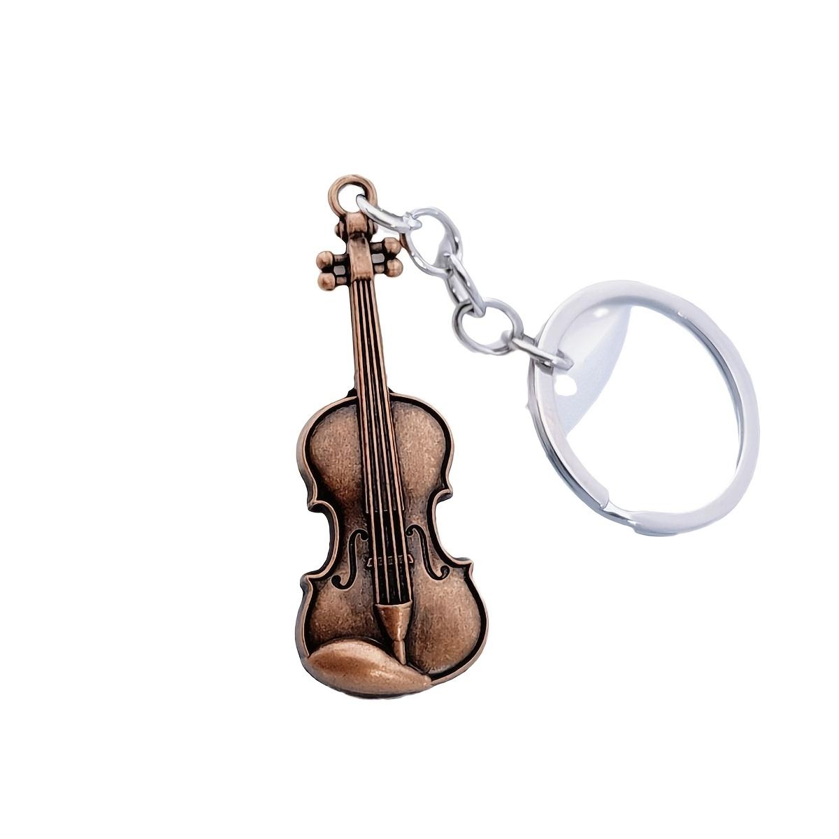 1pc Vintage Violin Keychain, Creative Personalized Key Ring, Decorative Round Ring Key Holder for Women, Ideal for Graduation Ceremony, Single Piece
1pc Vintage Violin Keychain, Creative Personalized Key Ring, Decorative Round Ring Key Holder for Women, Ideal for Graduation Ceremony, Single Piece