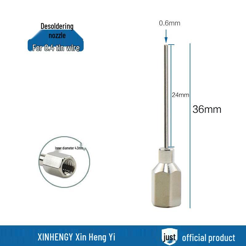Automatic Soldering Machine with Extended Solder Nozzle and Needle Tip, 0.4-2.0MM Tube, M5 Extended
Automatic Soldering Machine with Extended Solder Nozzle and Needle Tip, 0.4-2.0MM Tube, M5 Extended