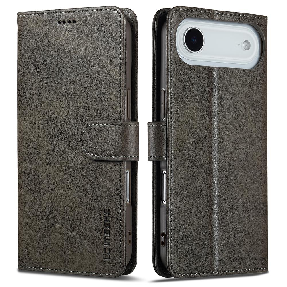 LC.IMEEKE For iPhone 17 Air Case Calf Texture PU Leather Stand Wallet Phone Cover Grey
LC.IMEEKE For iPhone 17 Air Case Calf Texture PU Leather Stand Wallet Phone Cover Grey