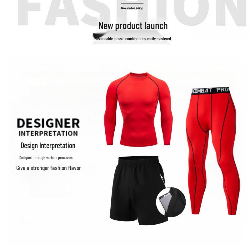 Men s Cross-Border Sports Compression Set for Fitness, Basketball, Football, Running, Yoga S
Men s Cross-Border Sports Compression Set for Fitness, Basketball, Football, Running, Yoga S