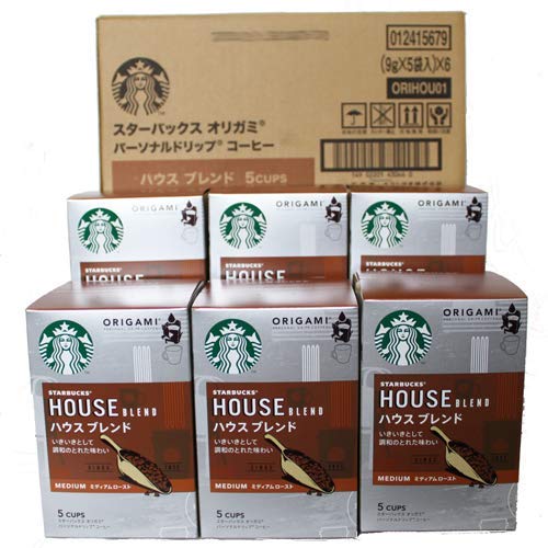 Starbucks House Blend Origami Personal Drip Coffee x 5 пакетиков x 6 Starbucks(р) (коробка) (9г коробки)
Starbucks House Blend Origami Personal Drip Coffee x 5 пакетиков x 6 Starbucks(р) (коробка) (9г коробки)